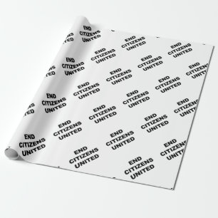 最終市民統一された ラッピングペーパー