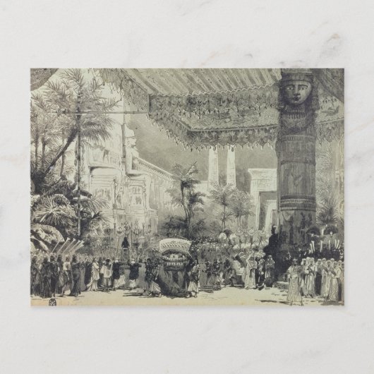 最終幕の舞台デザイン ポストカード (正面)