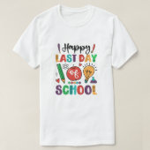 最終日の学校贈り物先生 Tシャツ (デザイン正面)