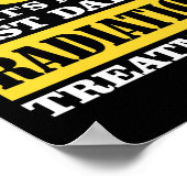 最終日の放射線セラピートリートメントがん ポスター (角)