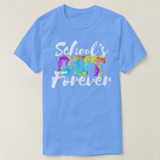 最終日を先生で過ごす学校 Tシャツ (デザイン正面)