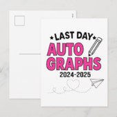 最終日2024-2025卒業 シーズンポストカード (正面/裏面)