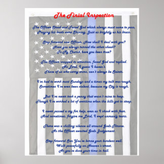 最終査察警察ポスター ポスター