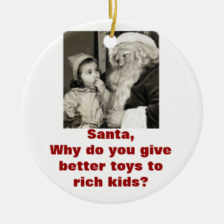 最終的で皮肉なクリスマスのオーナメント! セラミックオーナメント