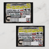 最終的なカード 名刺 (正面/裏面)