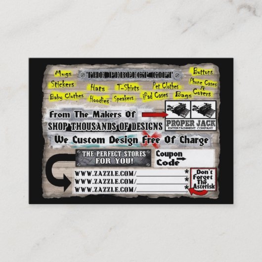 最終的なカード 名刺 (正面)