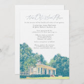 最終的なキャサリン & ボー 日程を変更して！ 招待状 (正面/裏面)