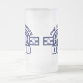 最終的なパパのロゴのギア フロストグラスビールジョッキ (中央)