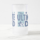 最終的なパパの青 フロストグラスビールジョッキ (中央)