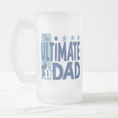 最終的なパパの青 フロストグラスビールジョッキ (左)