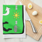 最終的なフリズビーいかなる場合も キッチンタオル (四つ折り)