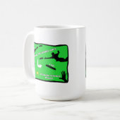 最終的なフリズビーのマグ コーヒーマグカップ (正面左)