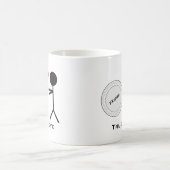 最終的なフリズビーの本当愛 コーヒーマグカップ (中央)