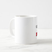 最終的なフリズビーの石 コーヒーマグカップ (正面左)