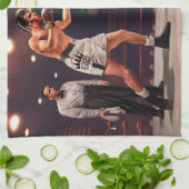 最終的な円形2 キッチンタオル (折り畳み)