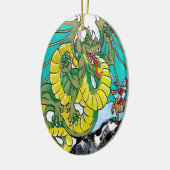 最終的な戦い(縦) セラミックオーナメント (左)