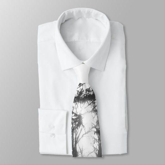 最終的な日没(b&w)のタイ ネクタイ (タイ)