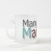 最終的な曇らされたマグ フロストグラスマグカップ (左)