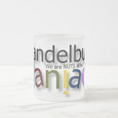 最終的な曇らされたマグ フロストグラスマグカップ (中央)