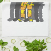 最終的な消防士 キッチンタオル (折り畳み)