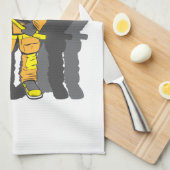 最終的な消防士 キッチンタオル (四つ折り)