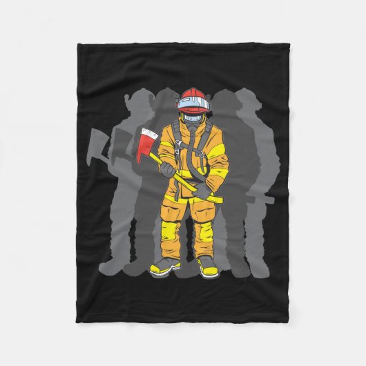 最終的な消防士 フリースブランケット (正面)