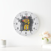 最終的な消防士 ラージ壁時計 (ホーム)