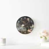 最終的な白頭鷲 ラウンド壁時計 (ホーム)