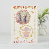 最終的な秋写真招待状 招待状 (スタンド正面)