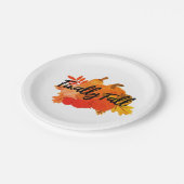 最終的な秋 ペーパープレート (アングル)