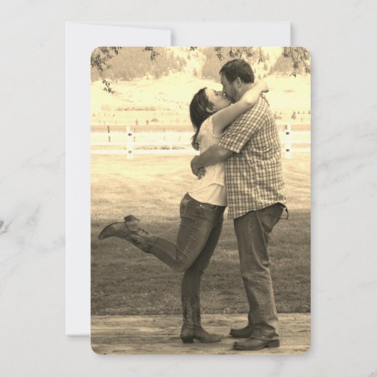 最終的な結婚式招待状 招待状 (裏面)