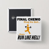 最終的なChemoは多くを-白血病走ります 缶バッジ (正面&裏面)