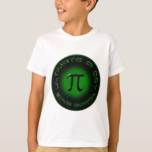 最終的なPi日2015 3.14.15 9:26: 53 (緑) Tシャツ (正面)