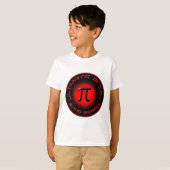 最終的なPi日2015 3.14.15 9:26: 53 (赤) Tシャツ (正面フル)