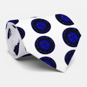 最終的なPi日2015 3.14.15 9:26: 53 (青) ネクタイ (ロール)