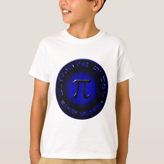 最終的なPi日2015 3.14.15 9:26: 53 (青) Tシャツ (正面)