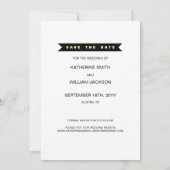 最終的におもしろいな写真の結婚式の保存金ゴールドの日付 セーブザデート (裏面)