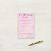 最終的にこの物を行う ポストイット (デスク上)