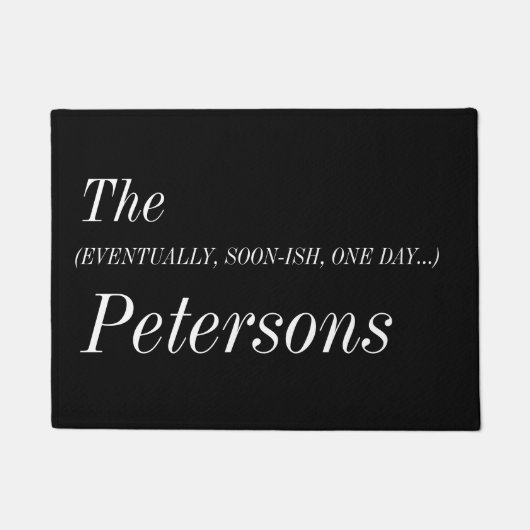 最終的には、ソニッシュ、ある日のドアマット ドアマット (正面)