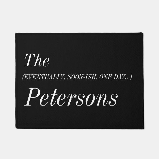 最終的には、ソニッシュ、ある日のドアマット ドアマット (正面)