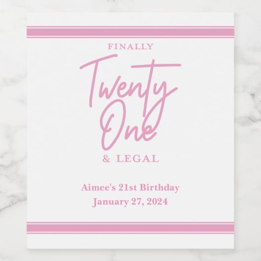 最終的に合法なワパーソナライズされたインシャンパンラベル ワインラベル (シングルラベル)