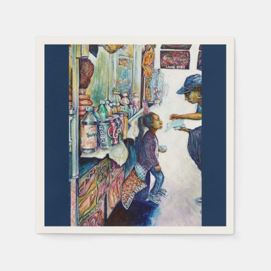 最終的に希望を生み出す スタンダードカクテルナプキン (正面)