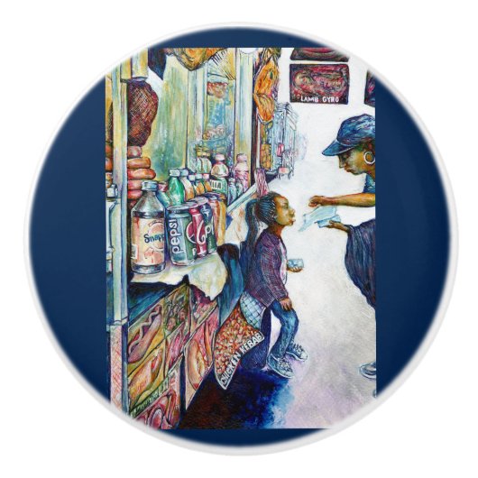 最終的に希望を生み出す セラミックノブ (正面)