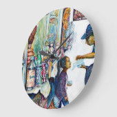 最終的に希望を生み出す ラージ壁時計 (傾斜)