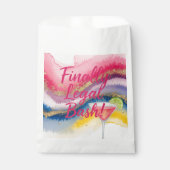 最終的に法的21st.水彩グリッター誕生日 フェイバーバッグ (正面)