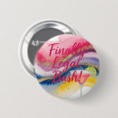 最終的に法的21st.水彩グリッター誕生日 缶バッジ (正面&裏面)