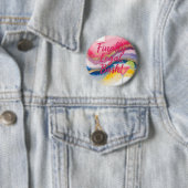 最終的に法的21st.水彩グリッター誕生日 缶バッジ (インサイチュ)