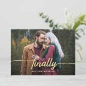 最終的に結婚おもしろい写真を保存する セーブザデート (スタンド正面)