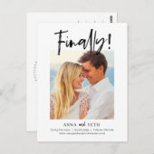 最終的に編集可能なカラー日付を保存 ポストカード (正面/裏面)