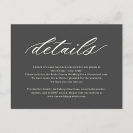 最終的に編集可能なカラ結婚ーのエンクロージャカード ポストカード